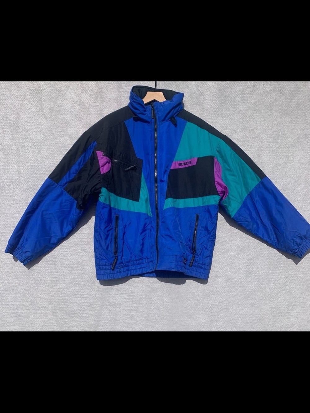 Vintage Obermeyer Ski Jacket 80’s 90’s Retro Men Large color block